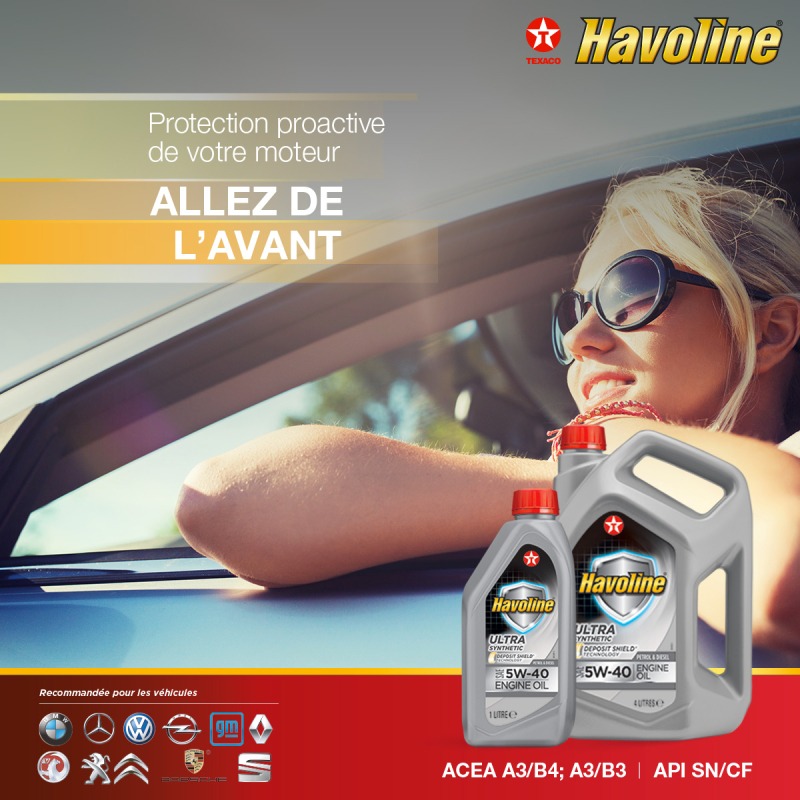 Huile Moteur Synthétique HAVOLINE Ultra SAE 5W-40 - Image 2