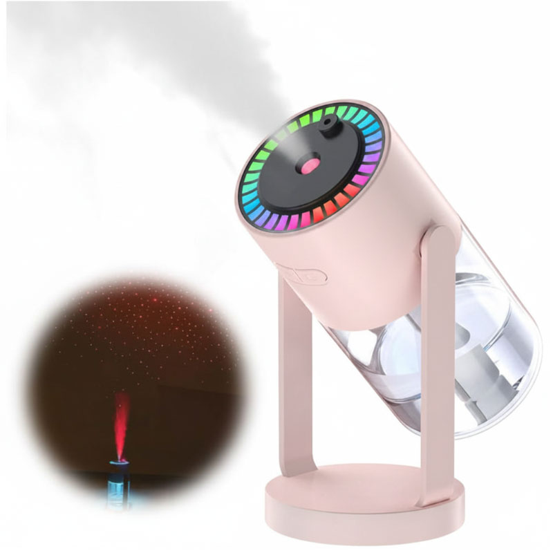 Humidificateur d'air Projecteur Starry Sky Top 280 ml - Rose