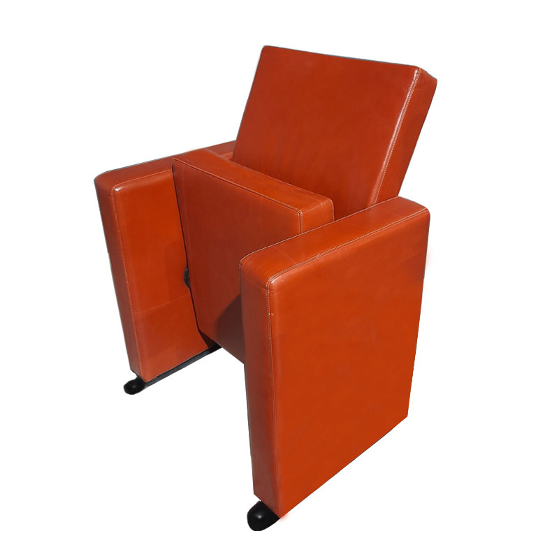 Chaise De Formation Avec Accoudoirs Fixe - Marron