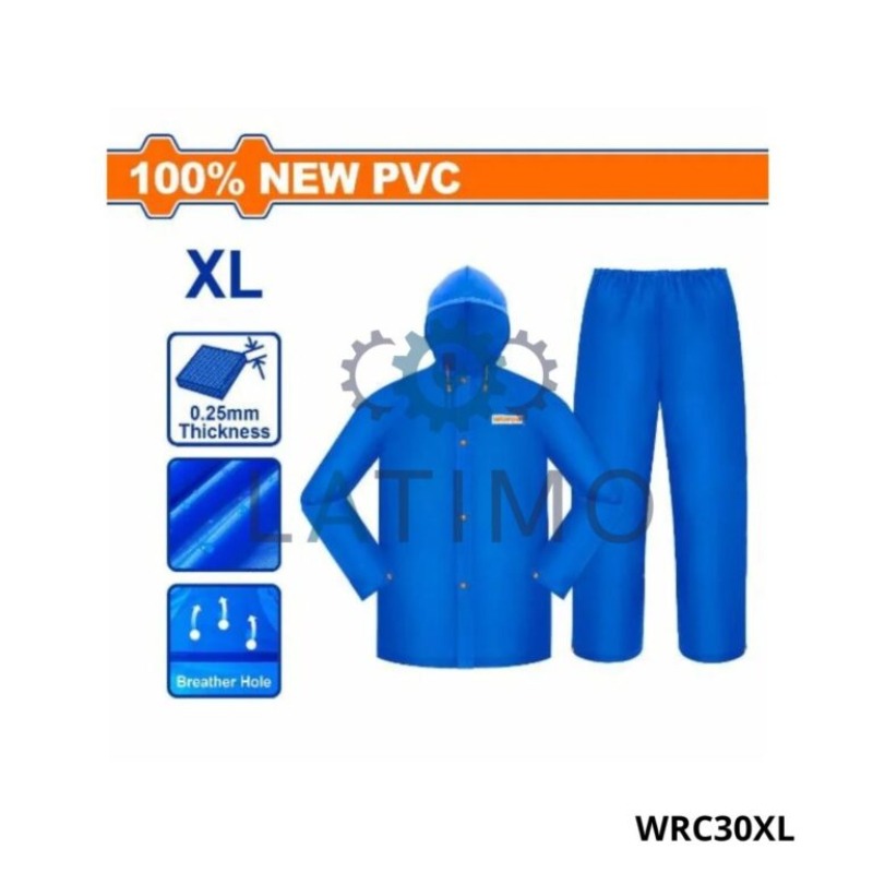 Veste Imperméable + Pantalon WADFOW WRC30XL XL - Bleu - Image 2