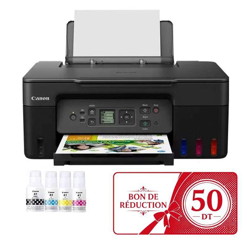 Imprimante CANON PIXMA G3470 a Réservoir Intégré 3EN1 WIFI Couleur