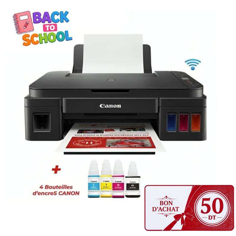 Imprimante CANON Pixma G3410 Wifi Couleur