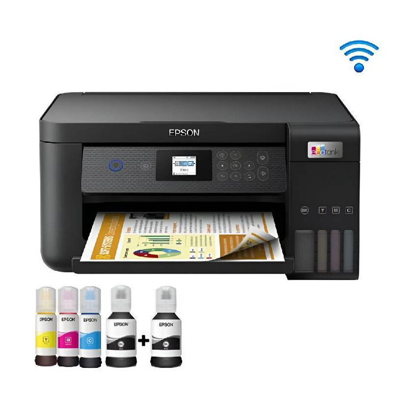 Imprimante EPSON ECOTANK L4260 3En1 à Réservoir Intégré Wifi Couleur