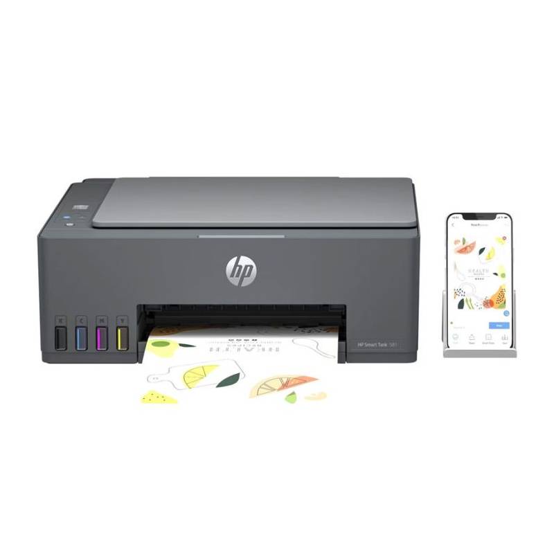 Imprimante HP Smart Tank 581 à Réservoir Intégré Wifi 3en1 Couleur - Image 2