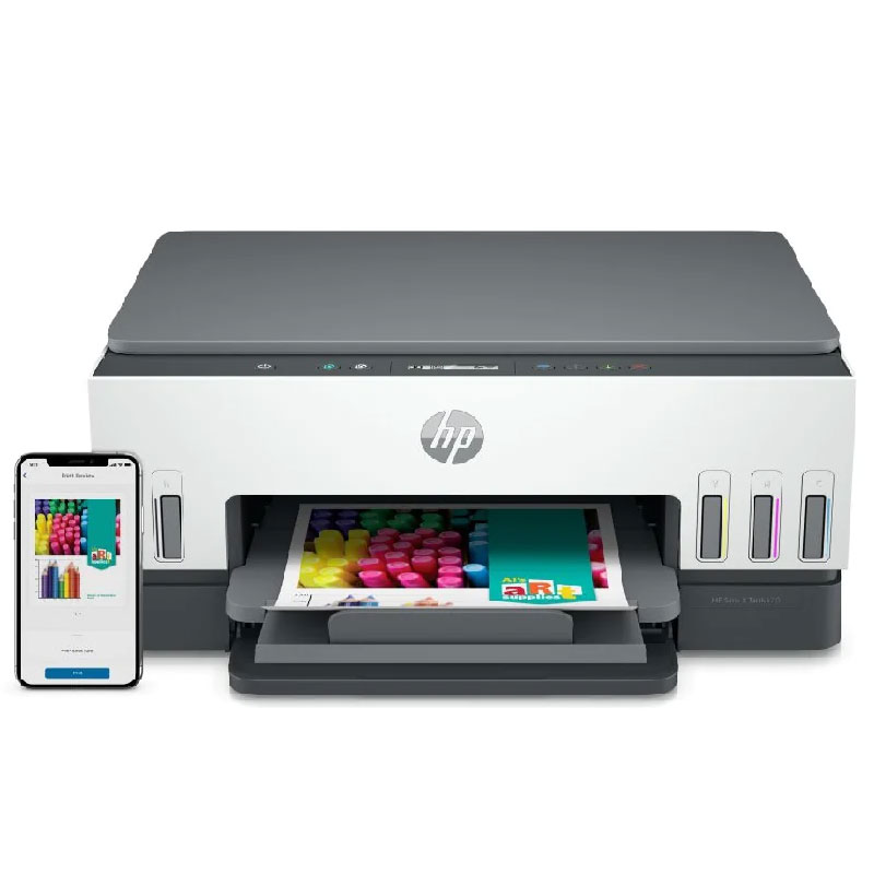 Imprimante à réservoir intégré HP Smart Tank 670 3en1 WiFi Couleur  - Image 2