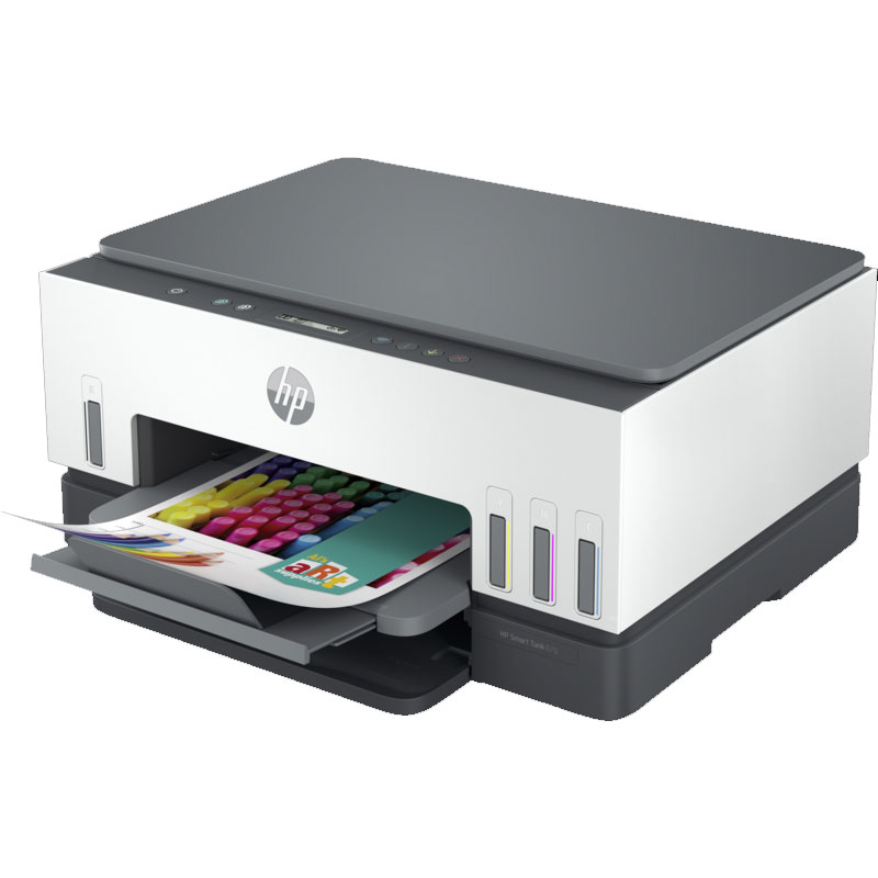 Imprimante à réservoir intégré HP Smart Tank 670 3en1 WiFi Couleur  - Image 4