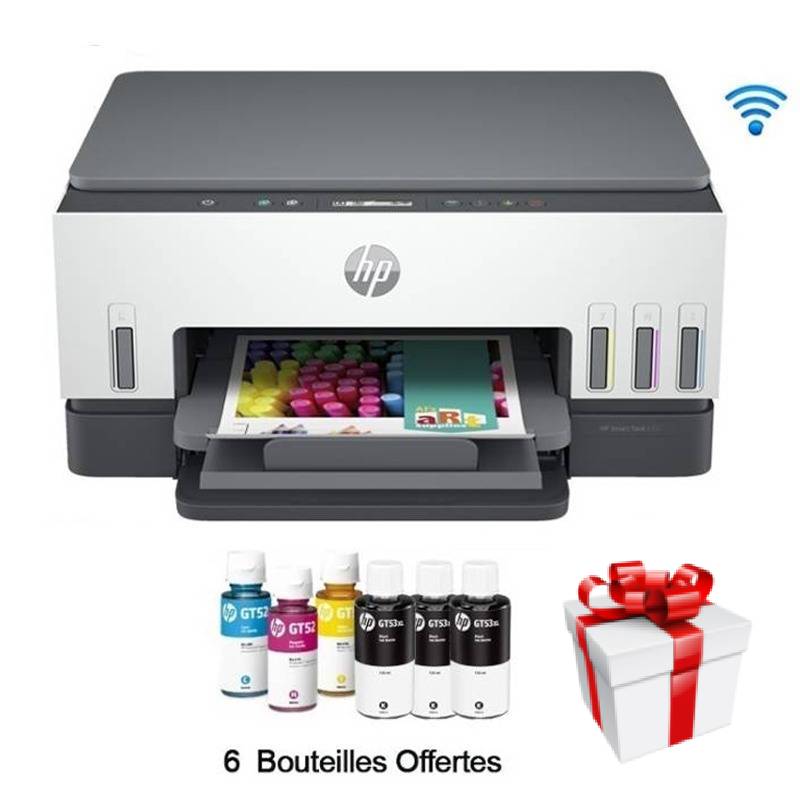 HP Smart Tank 670 All-in-One A jet d'encre thermique A4 4800 x 1200 DPI 12 ppm Wifi, Photo boutique MyTek chez MyTek