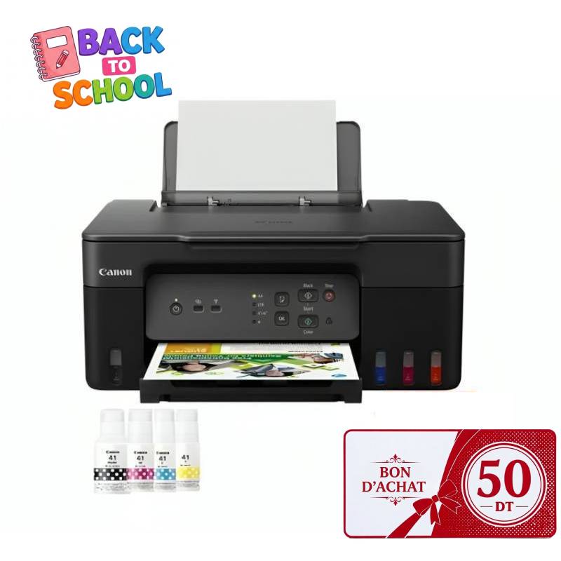 Imprimante Jet D'encre Multifonction CANON PIXMA G3430 WIFI, Photo boutique MyTek chez MyTek