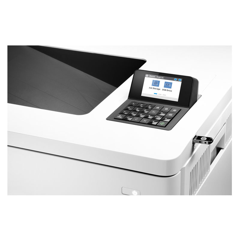 Imprimante HP Entreprise M554 DN LaserJet Couleur - Blanc (7ZU81A) - Image 5
