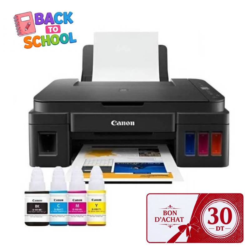 Canon PIXMA G2410 imprimante multifonction Jet d'encre A4 4800 x 1200 DPI 8,8 ppm, Photo boutique MyTek chez MyTek