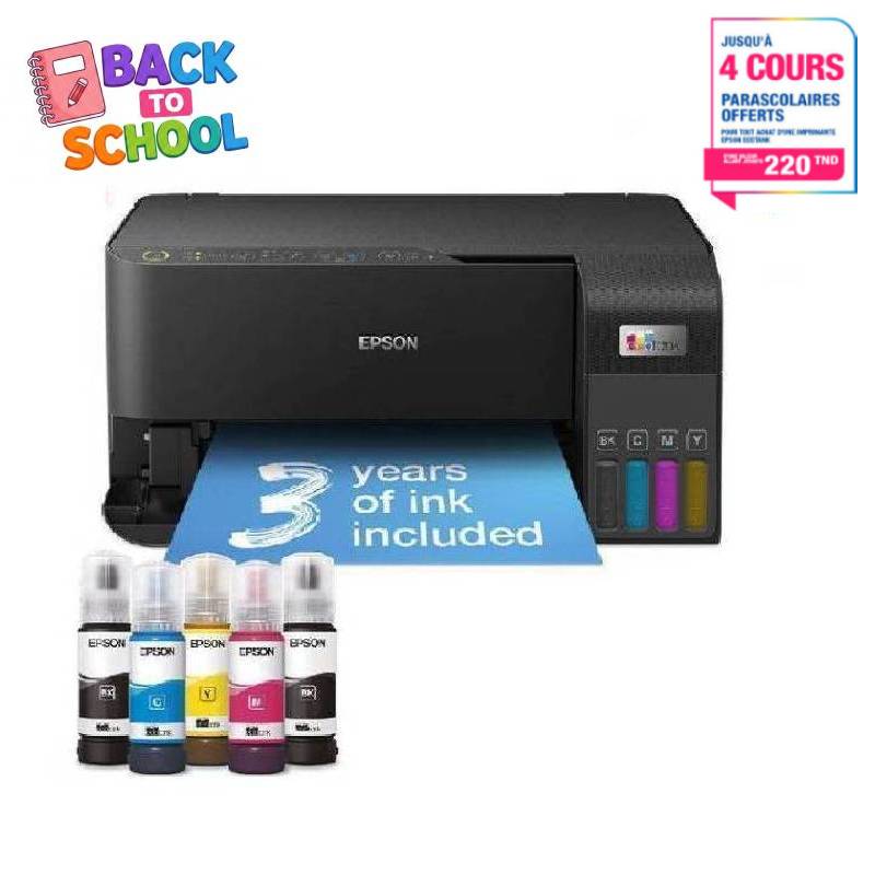 Epson EcoTank L3550 Jet d'encre A4 4800 x 1200 DPI 33 ppm Wifi, Photo boutique MyTek chez MyTek