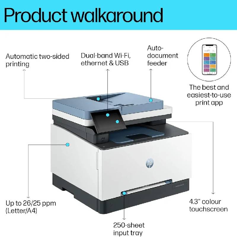 Imprimante HP 3303FDW LaserJet PRO Couleur WIFI - Image 6