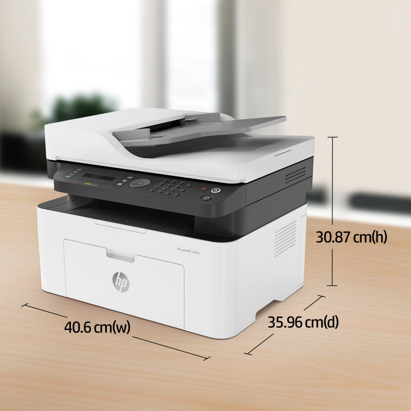 Imprimante multifonction 4 en 1 laser HP 137fnw A4 - Wifi - Image 7