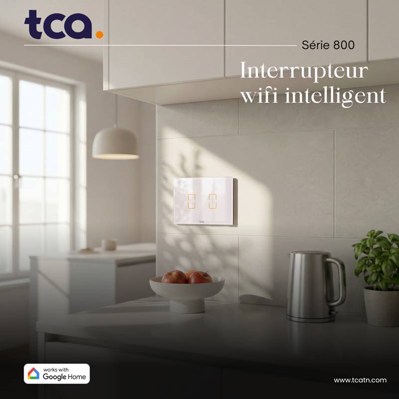 Interrupteur Intelligent TCA TI802 WiFi Smart - Blanc - Image 6