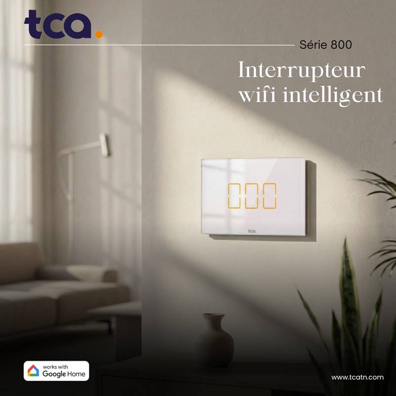 Interrupteur Intelligent TCA TI803 WiFi Smart - Blanc - Image 4