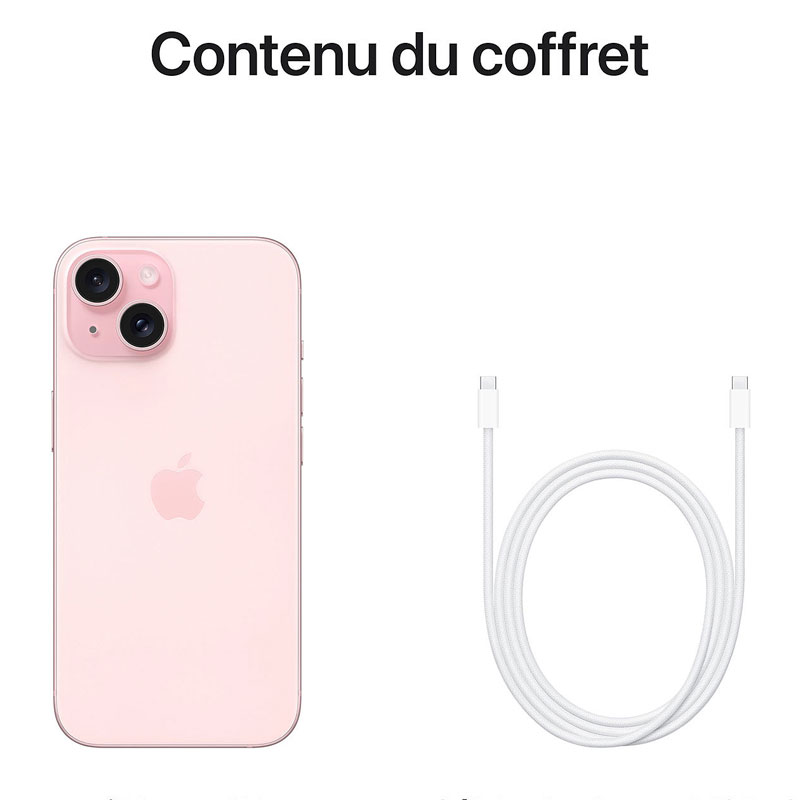 iPhone 15 128Go Rose - APPLE - Image 4