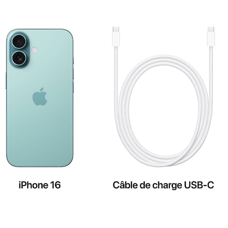iPhone 16 128Go Bleu Sarcelle - APPLE - Image 6