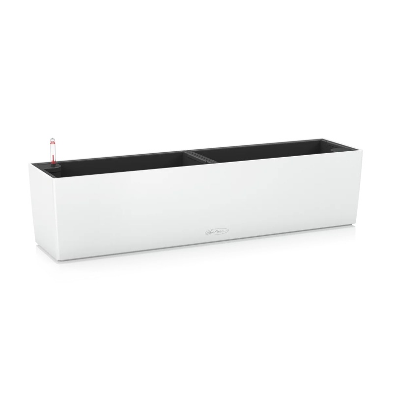 Jardinière avec Réservoir d’eau LECHUZA BALCONERA Color 80-Blanc