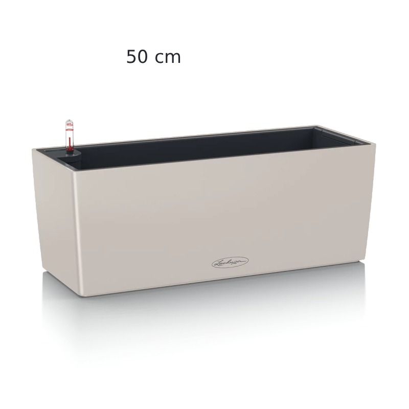 Jardinière LECHUZA BALCONERA Color 50 avec Réservoir D’eau - Brun Sable