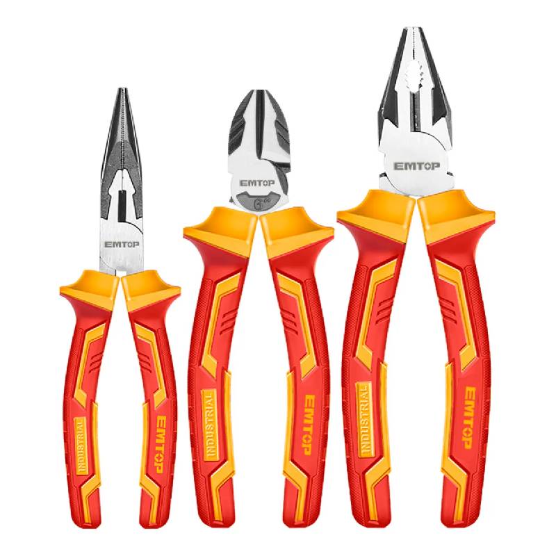 Jeu de 3 Pinces Isolées EMTOP UNI/L-N - EPLS0331