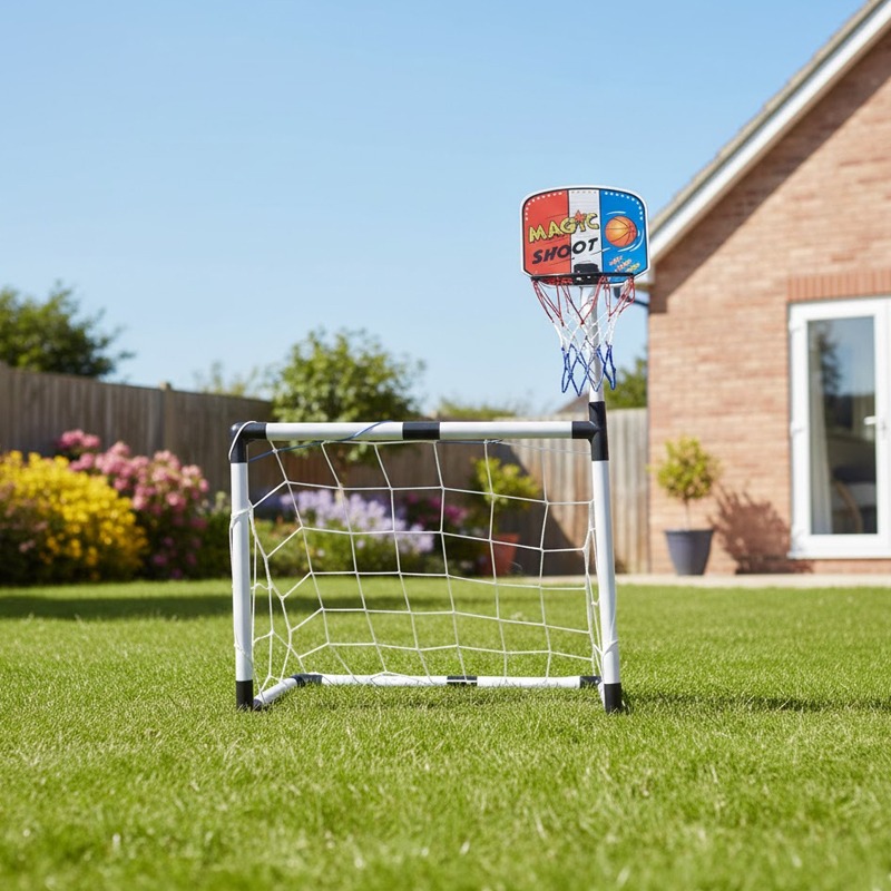 Jeu de Football et Basketball 2en1 Pour Enfant DQ-180 - Image 2