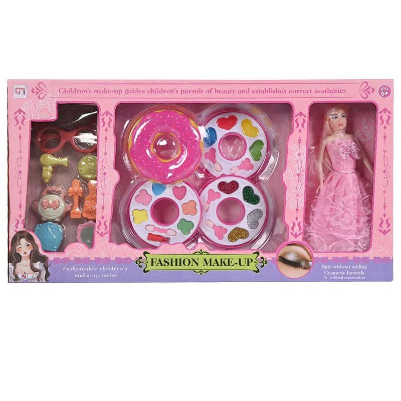 Jeu de Maquillage Avec Poupée Pour Enfants 