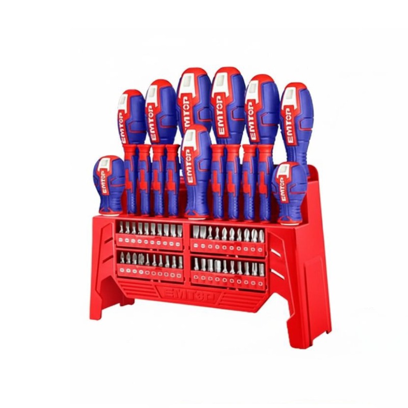  Jeu Tournevis EMTOP 58 Pièces - ESST5802  