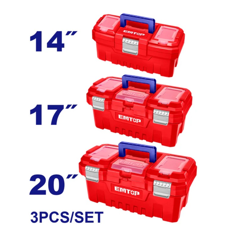 JEU 3 CAISSE OUTILS B-M 14"17"20" - EPBXK0302 - Image 2