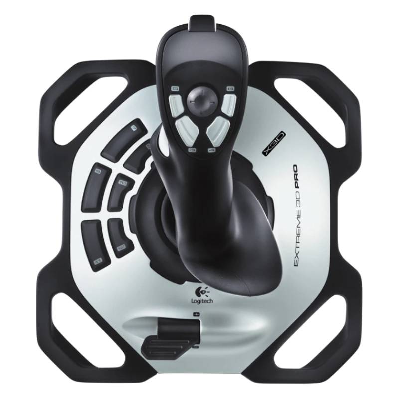 Joystick Logitech Extreme 3D Pro Pour PC - Silver et Noir - Image 3