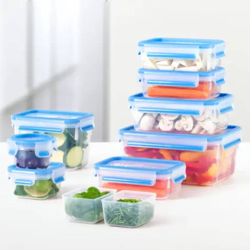 Set De 5 Boîtes De Conservation TEFAL Masterseal En Plastique - Bleu - Image 2