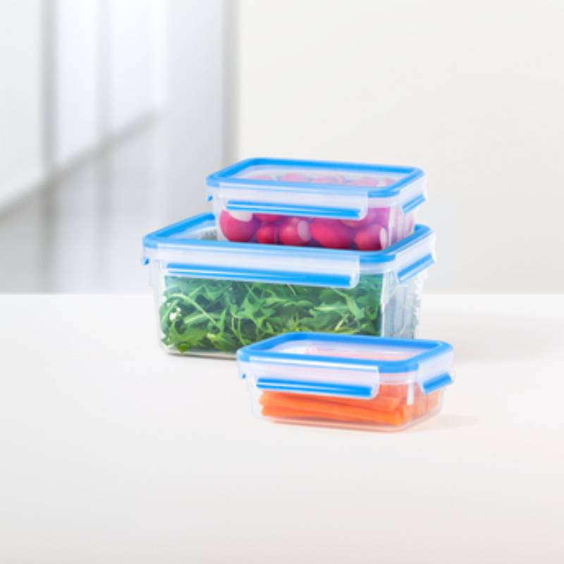 Set De 5 Boîtes De Conservation TEFAL Masterseal En Plastique - Bleu - Image 3