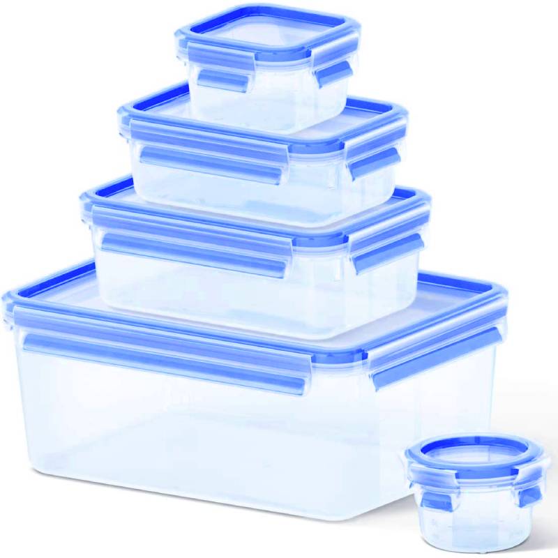 Tefal K3029012 boîte hermétique alimentaire Rectangulaire Régler 3,7 L Bleu, Transparent, Photo boutique MyTek chez MyTek