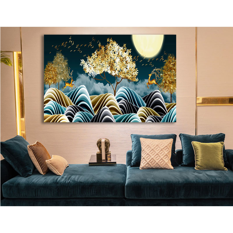 Tableau De Décoration 120 x 80 cm GAZELLE (KC065-T2) - Image 2