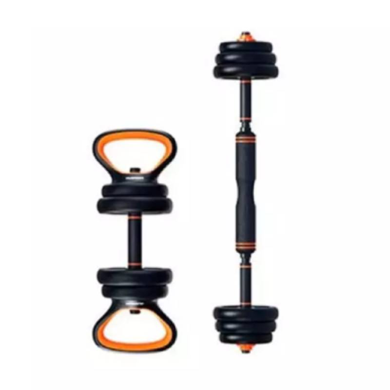 Kit de musculation 10 kg Xiaomi Fed ORMANC10 haltères + barre + kettlebell - Noir - Image 5