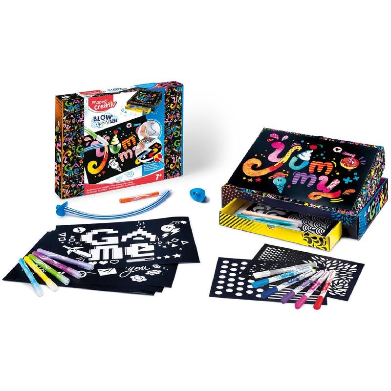 Kit Artistique MAPED Blowpen Magic Station Créatif - Image 4