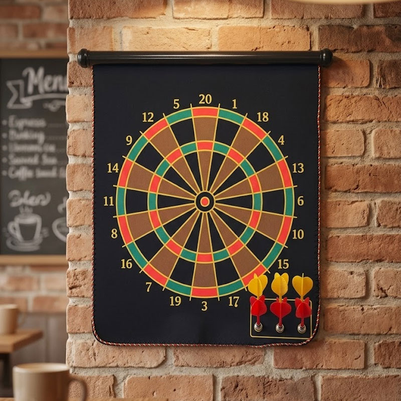Kit de Cible de Fléchettes Pour Enfant et Adultes 40cm - Image 2