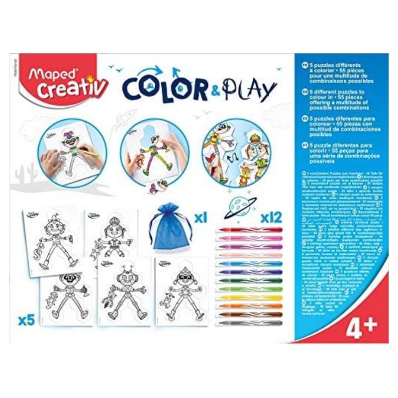 Kit Créatif MAPED créatif Puzzle Mix & Match (907001) - Image 4