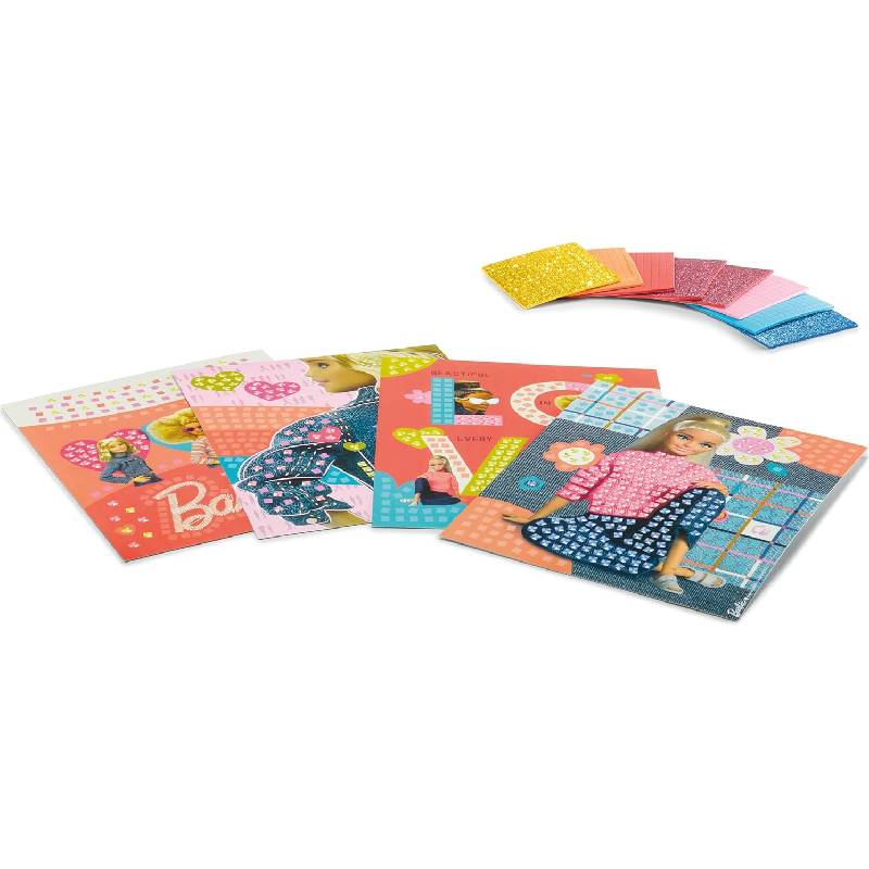 Kit créatif mosaïque en mousse MAPED pour enfants - Barbie - Image 4