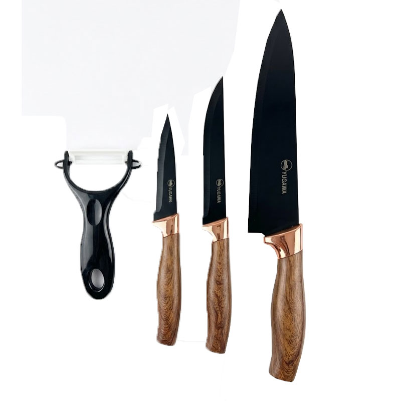 Set De Cuisine Professionnel YUGAWA 4 Pièces - Bois