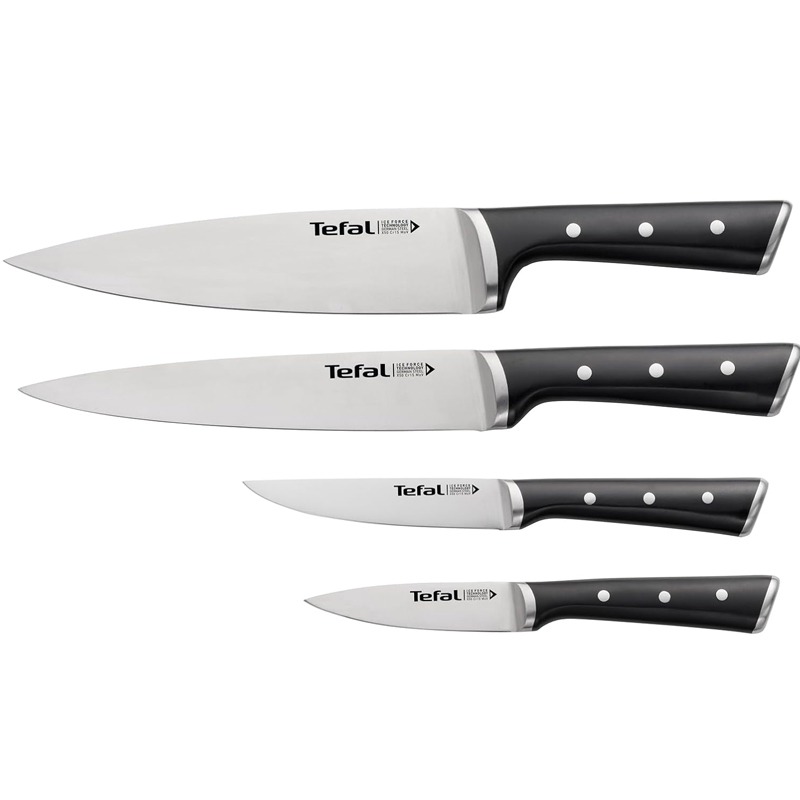 Kit De Couteaux 4 Pièces TEFAL Ice Force K2324S74 - Noir - Image 2
