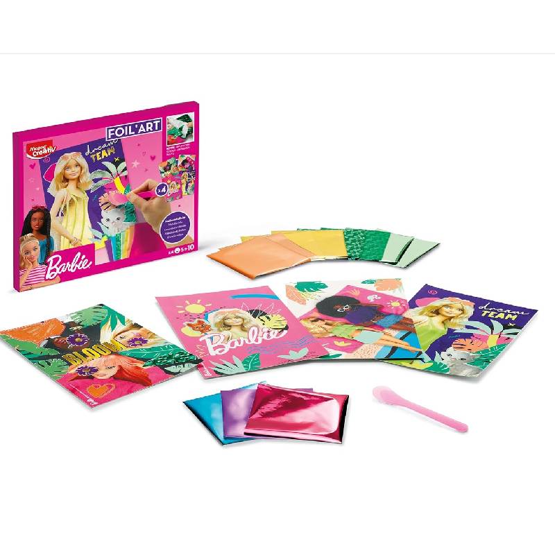 Kit de Décoration Métallisée Maped 907074 Foil Art Barbie - Image 2