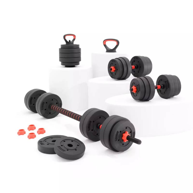 Kit de musculation 30 kg KSIX BMANC01N30 - Noir - Image 2