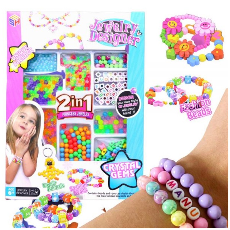 Kit de Perles 2en1 Pour Enfants - Assortis - Image 2