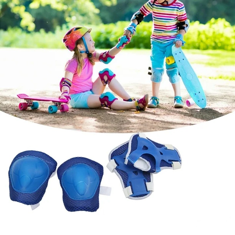 Kit de Sécurité Patins à Roulettes pour Enfant - Bleu - Image 2