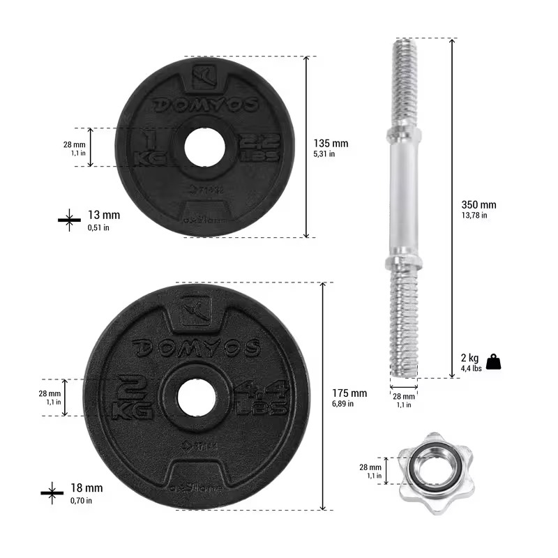 Kit Haltères de Musculation 20kg - Image 6