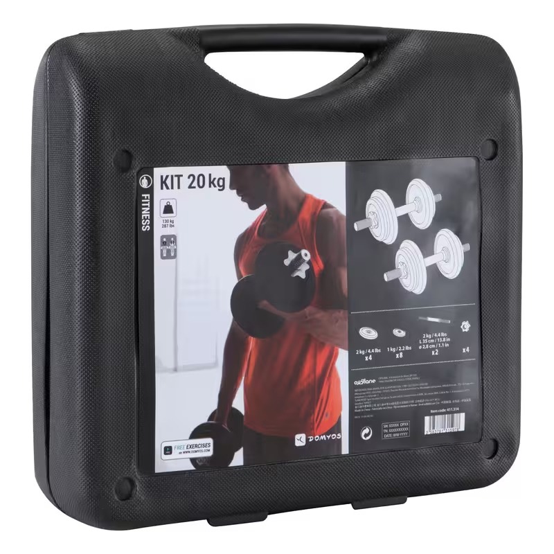 Kit Haltères de Musculation 20kg - Image 2