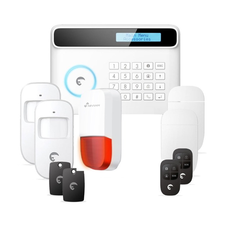 Kit Système d'Alarme Sans Fil ETIGER S4 Combo Secual + Sirène Externe NVS-S7B - Image 2