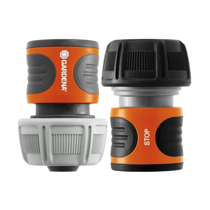 Gardena 18275-20 raccord des tuyaux d'eau Connecteur de tuyau Noir, Orange 2 pièce(s), Photo boutique MyTek chez MyTek