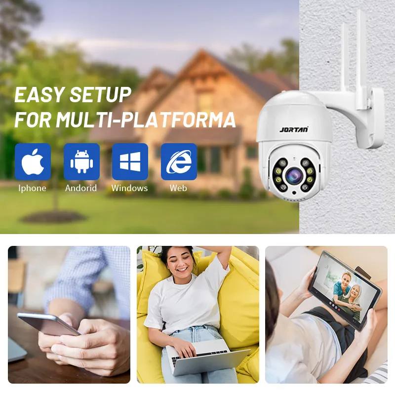 Kit de Surveillance JORTAN NVR + 8 Caméras Externes 2MP - Image 2