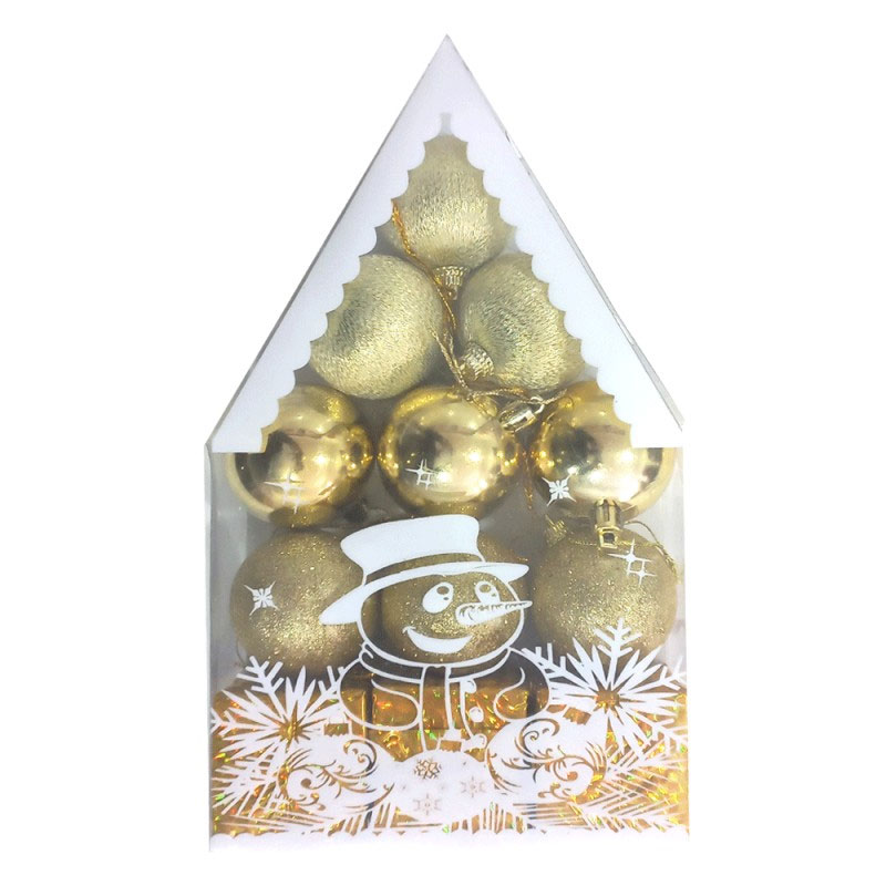 Boule de Décoration Pyramide Pour Sapin (KM659)